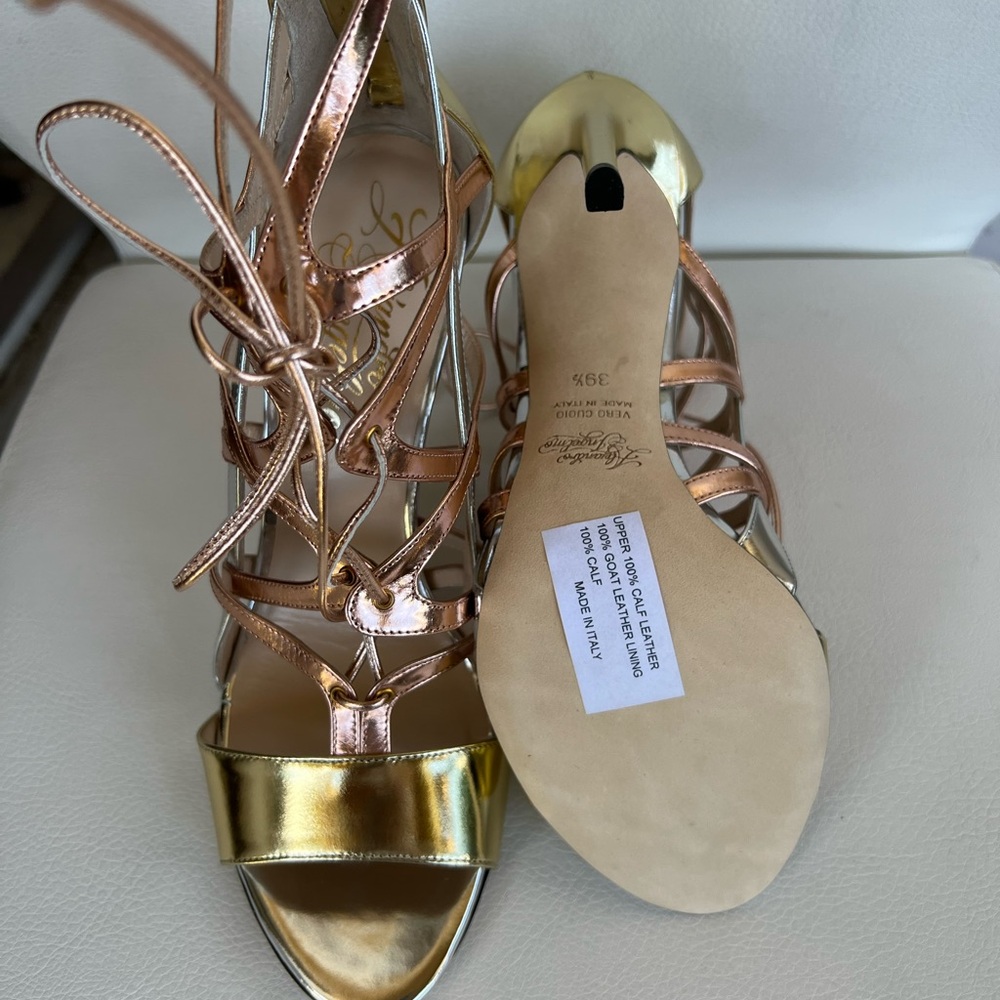 Alejandro Ingelmo 8.5 US - 39.5 EU High Heels Sandals NWB - Picture 4 of 7